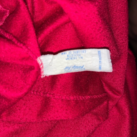 Vanity Fair • Vintage • 1970’s • Large • Burgundy • Floral • Embroidery • Robe - Picture 10 of 13